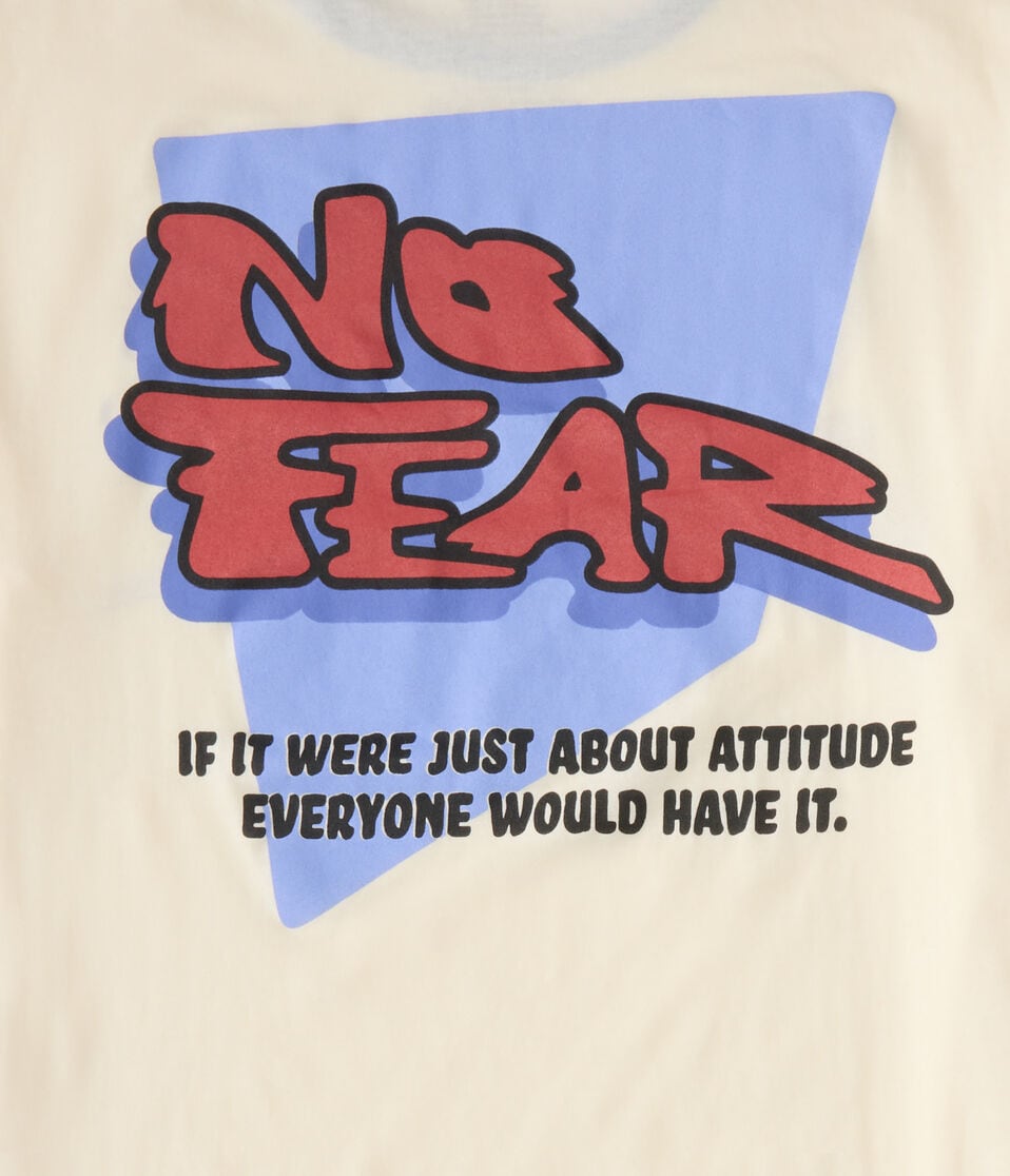 No Fear Relaxed Ringer Graphic Tee