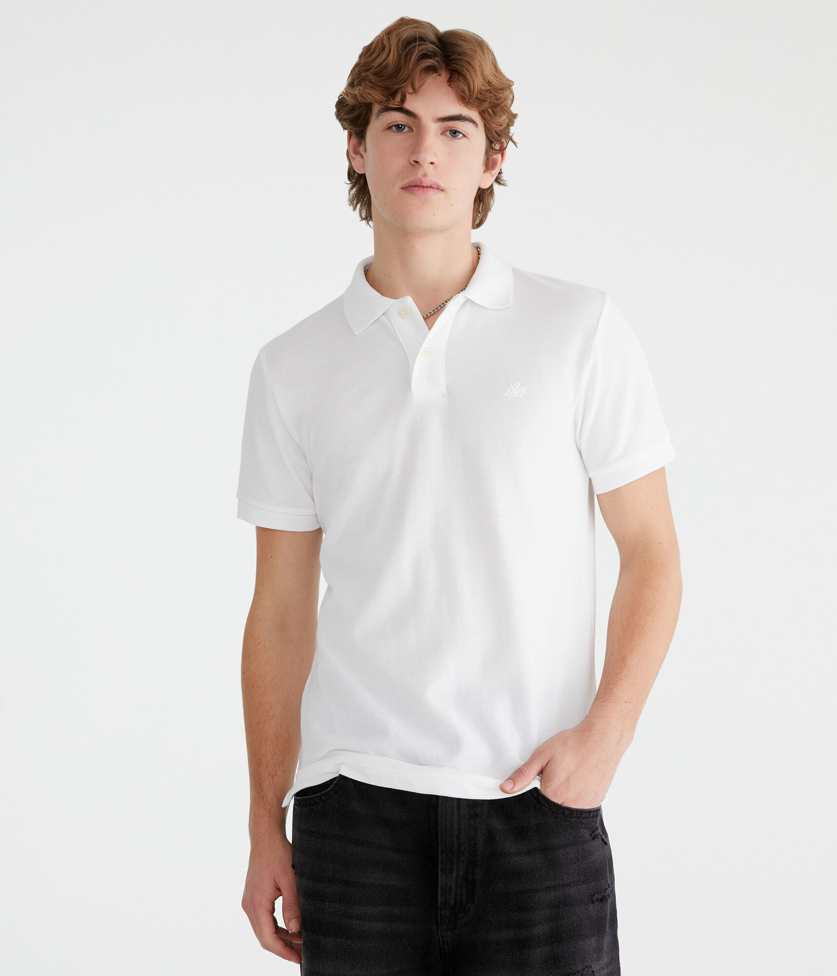 Tシャツ・カットソー MALO Men Polo Shirts UXA183F3L27 E3472 WHITE Standard Polo Shirt - White | Levi's® US