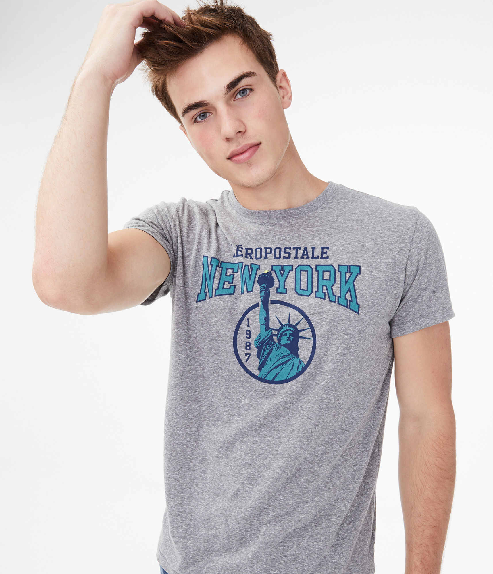 Aeropostale Lady Liberty Graphic Tee