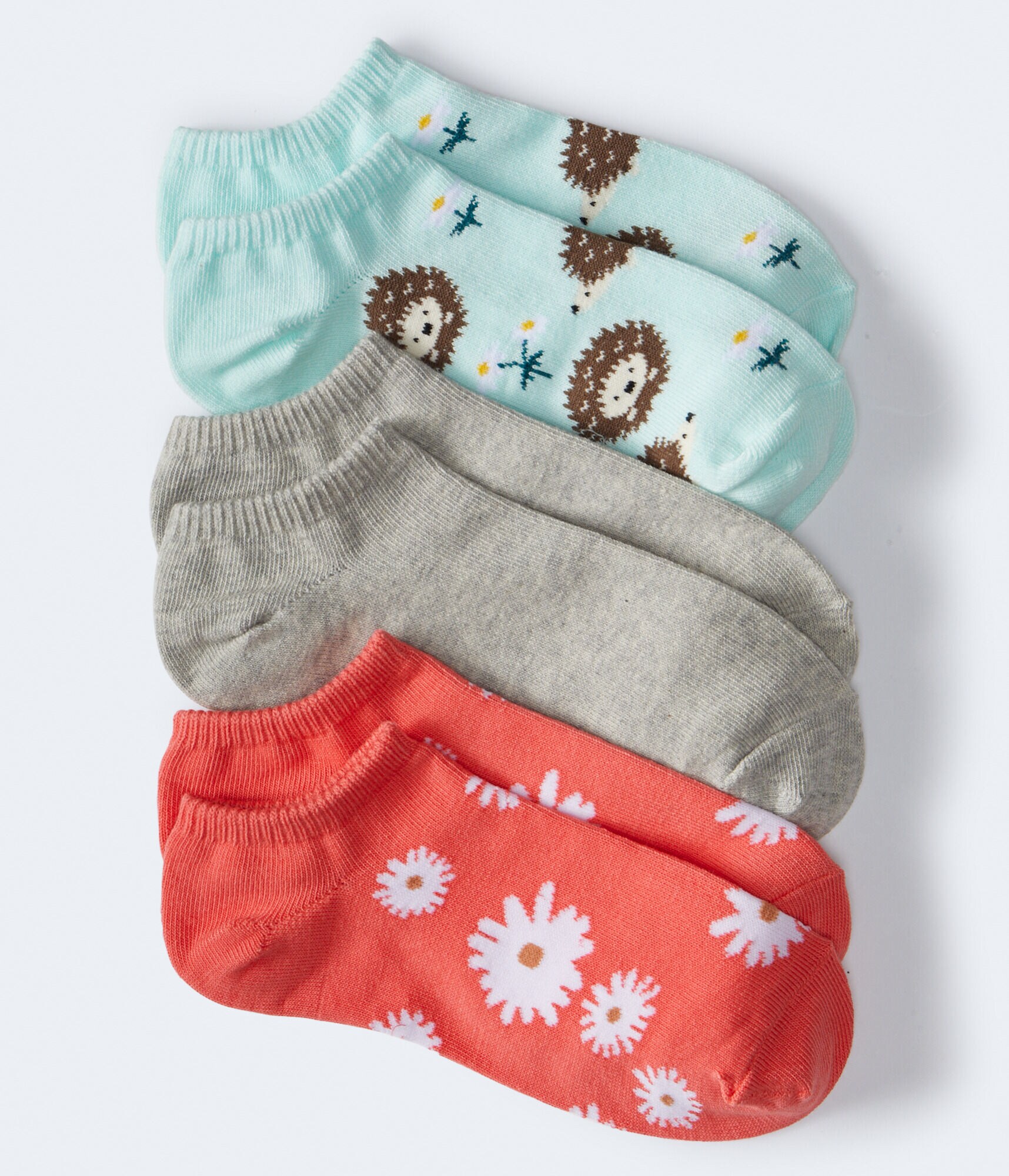 Happy Hedgehogs Ankle Sock 3-Pack