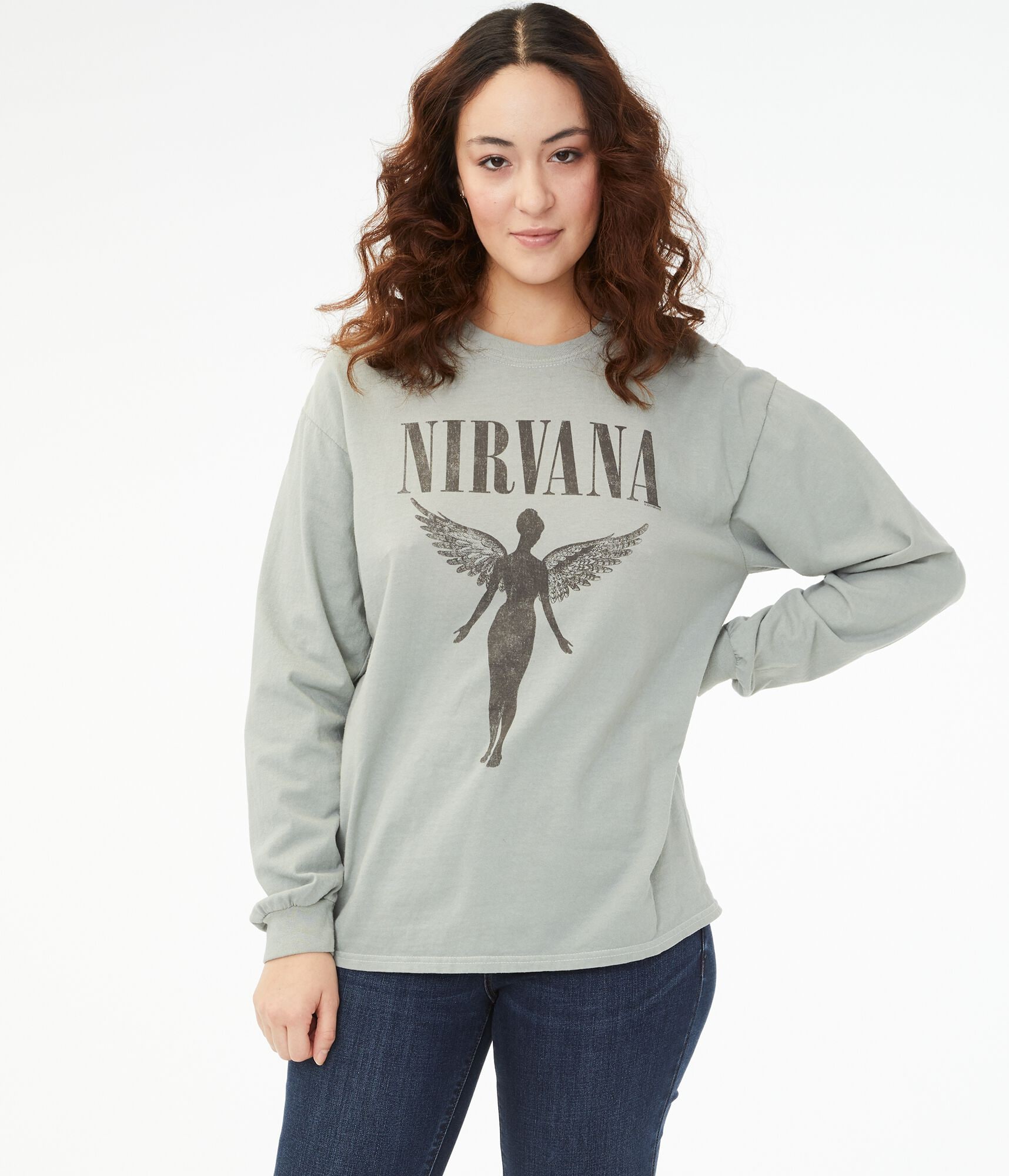 Nirvana Boyfriend Graphic Tee