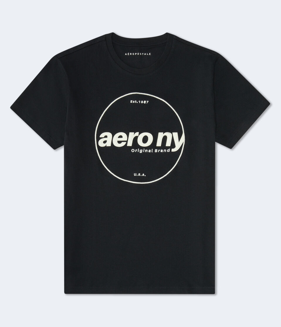 Aero NY Circle Appliqué Graphic Tee