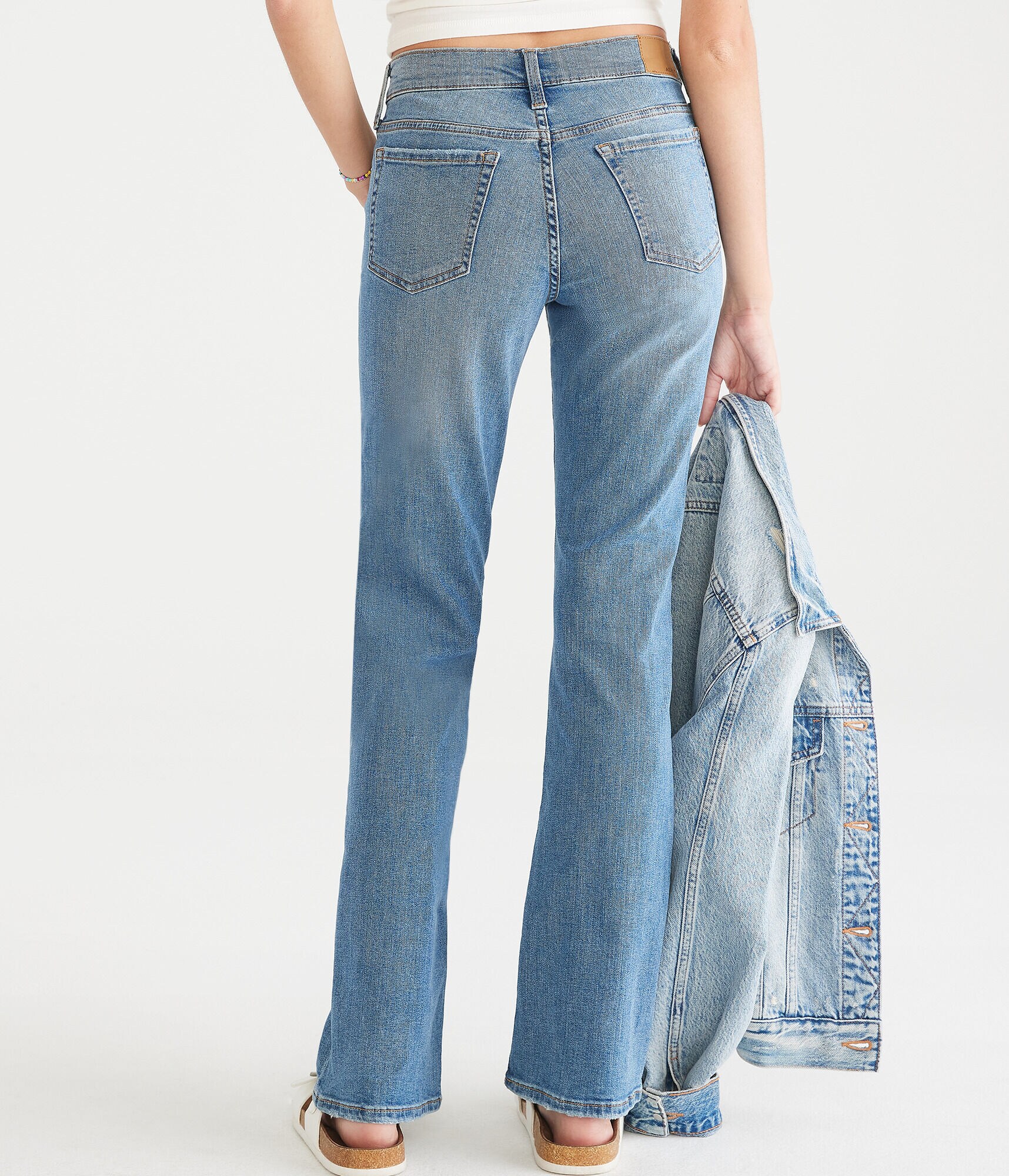 Mid-Rise Bootcut Jean