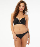 Cutout Longline Push-Up Bikini Top
