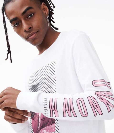 Long Sleeve Unknown Destination Graphic Tee Long Sleeve Unknown Destination Graphic Tee