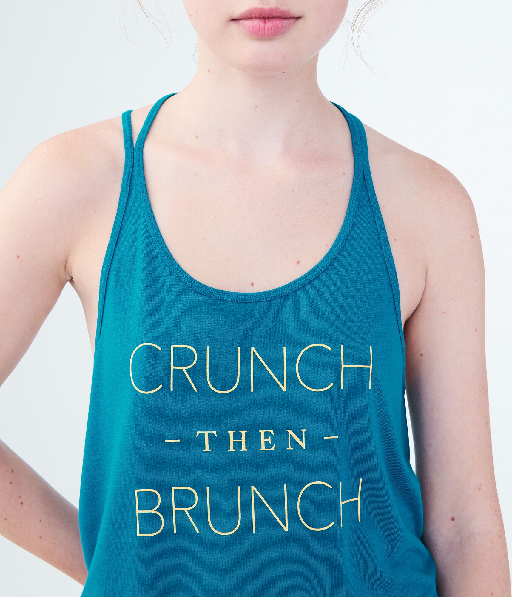 LLD Crunch Then Brunch Graphic Tank