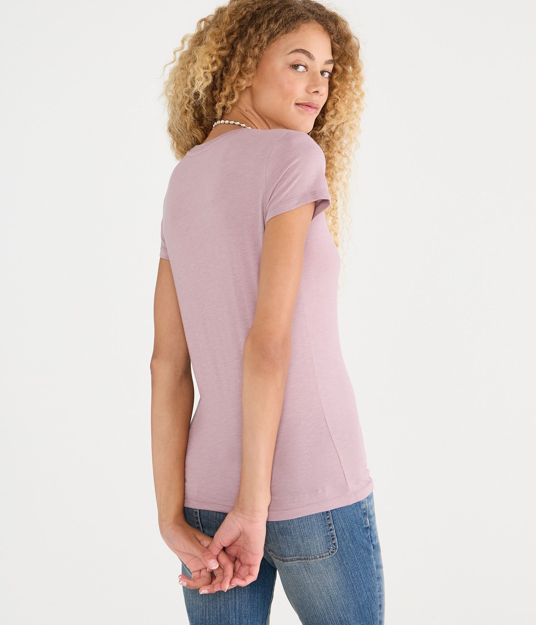 Aeropostale Metallic Cherries Graphic Tee