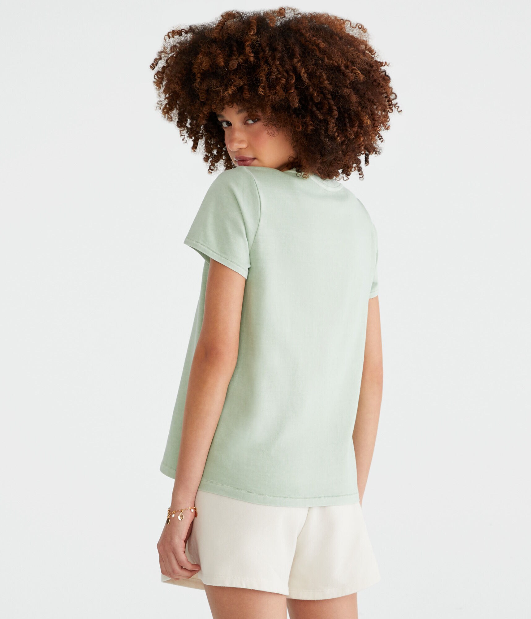 Washed Vintage Fit Crew Tee