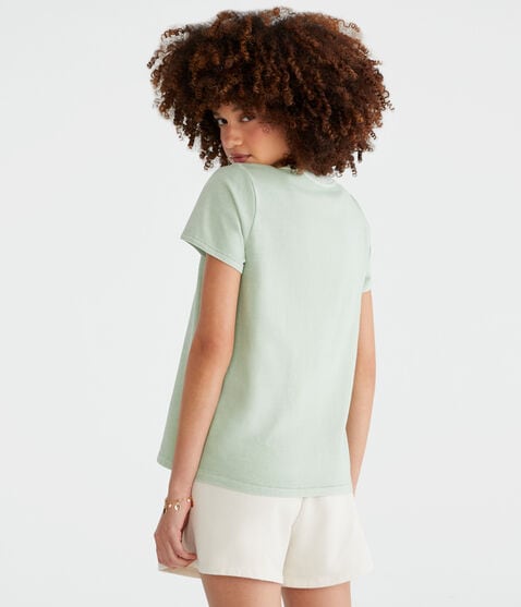 Washed Vintage Fit Crew Tee Washed Vintage Fit Crew Tee