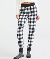 Buffalo Plaid Polyfleece Sleep Joggers