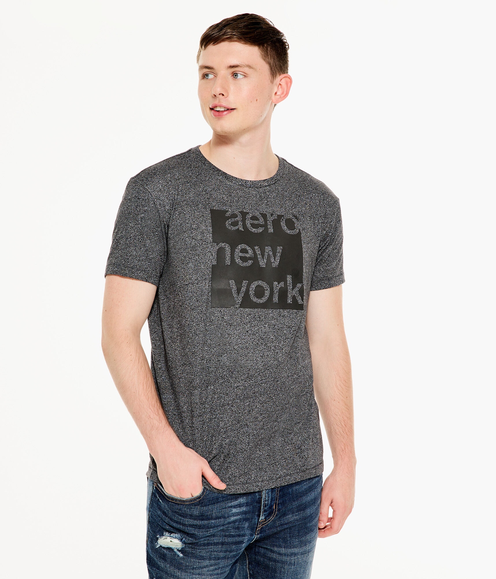 Aero New York Square Graphic Tee