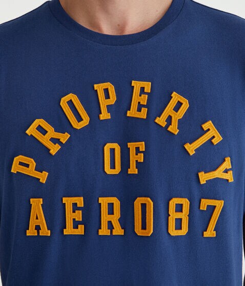 Property Of Aero Appliqué Graphic Tee