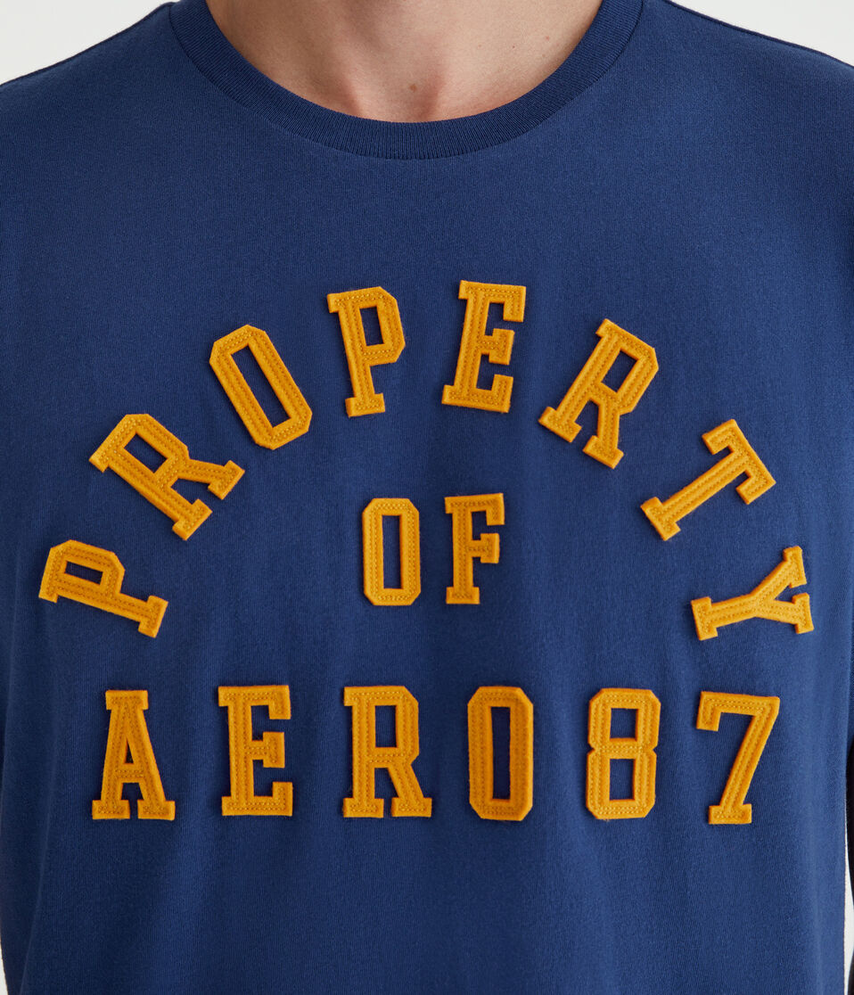 Property Of Aero Appliqué Graphic Tee