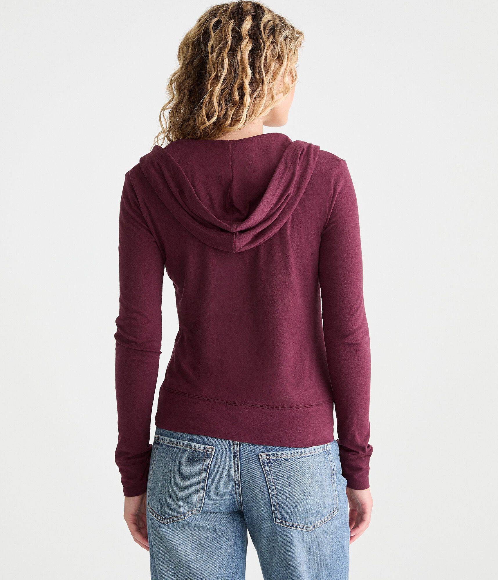 Lightweight Full-Zip Hoodie