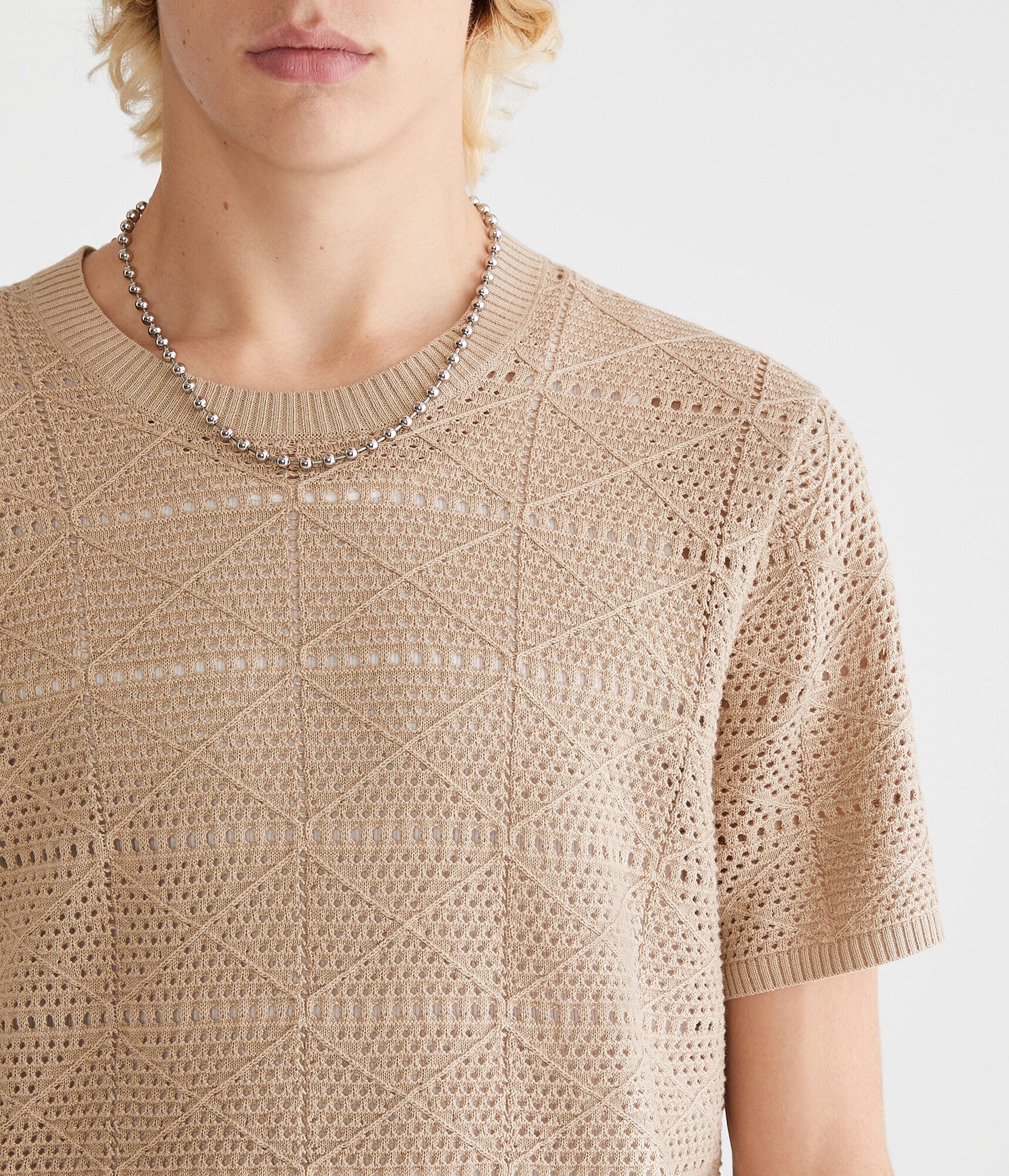 Geometric Sweater Tee