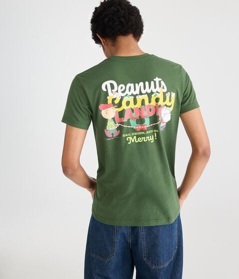 Peanuts Candy Land Relaxed Graphic Tee Peanuts Candy Land Relaxed Graphic Tee
