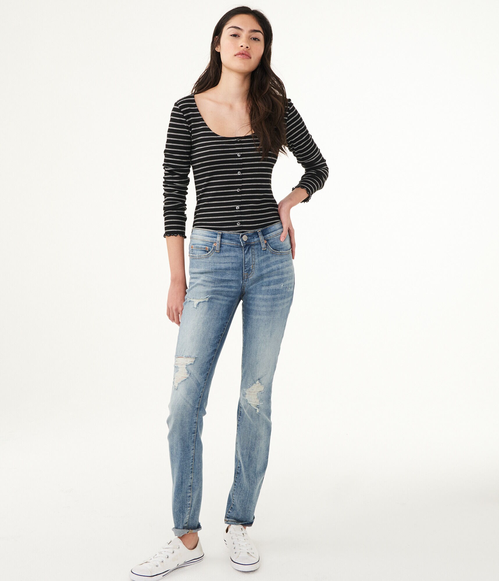 Low-Rise Skinny Jean***