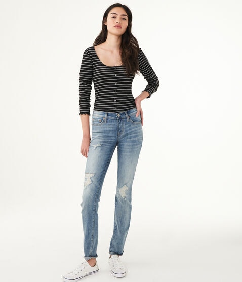 Low-Rise Skinny Jean***