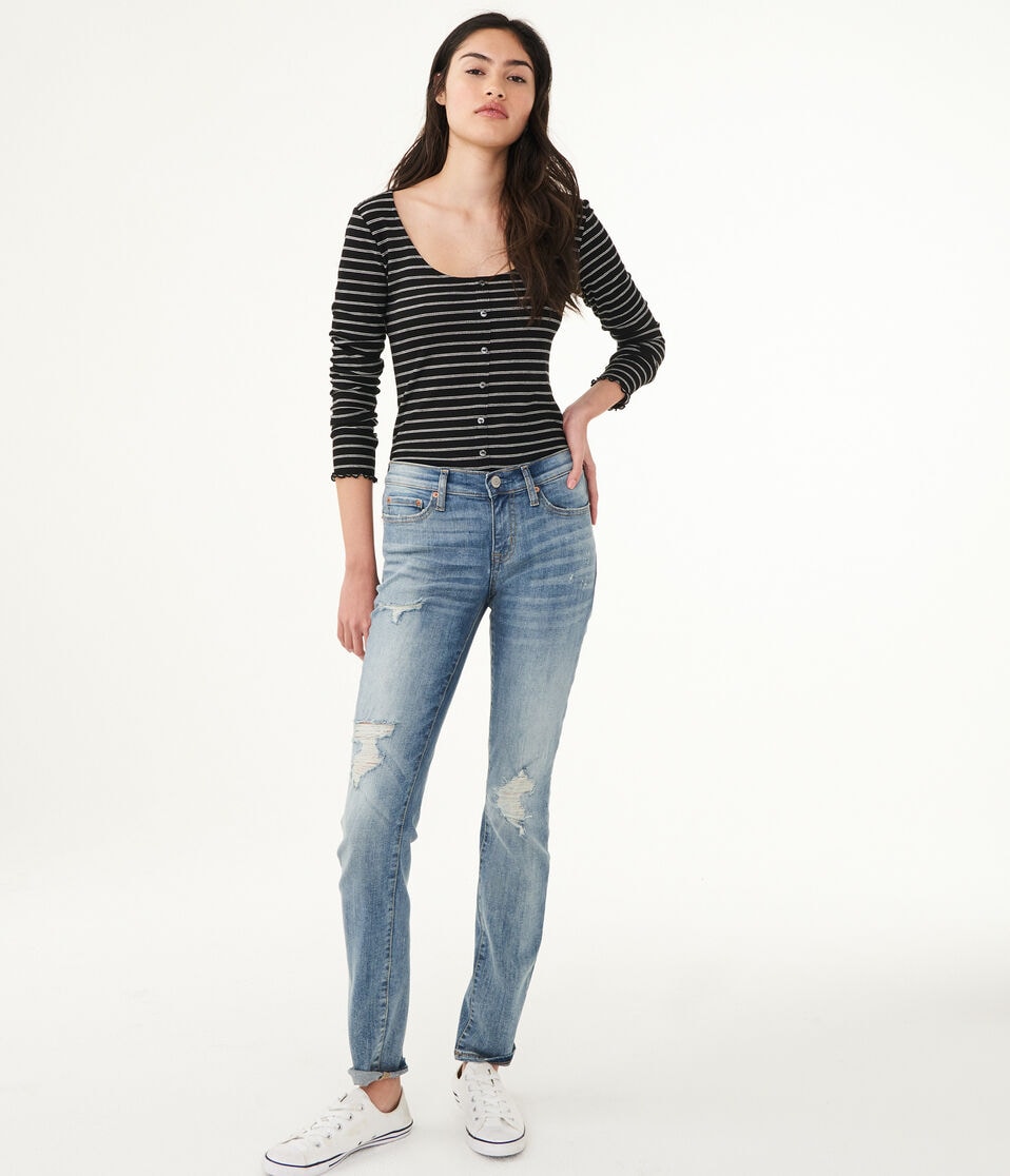 Low-Rise Skinny Jean***
