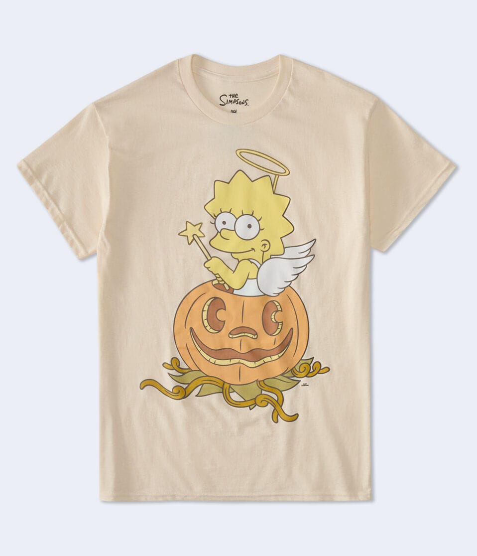 Lisa Simpson Halloween Oversized Graphic Tee