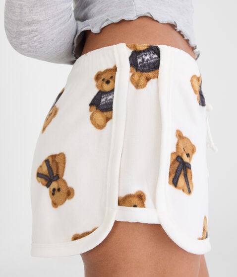 Teddy Bear Polyfleece Sleep Shorts Teddy Bear Polyfleece Sleep Shorts