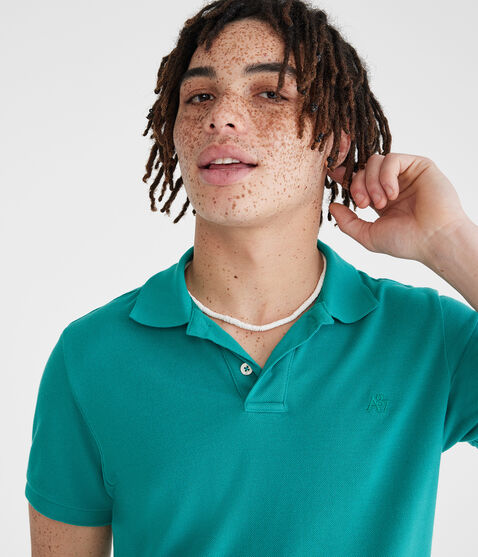 Tonal A87 Logo Piqué Polo Tonal A87 Logo Piqué Polo