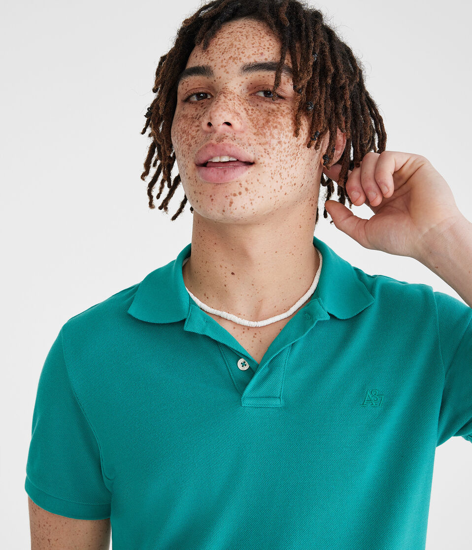 Tonal A87 Logo Piqué Polo