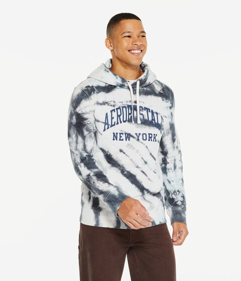 Aeropostale New York Tie-Dye Pullover Hoodie Aeropostale New York Tie-Dye Pullover Hoodie