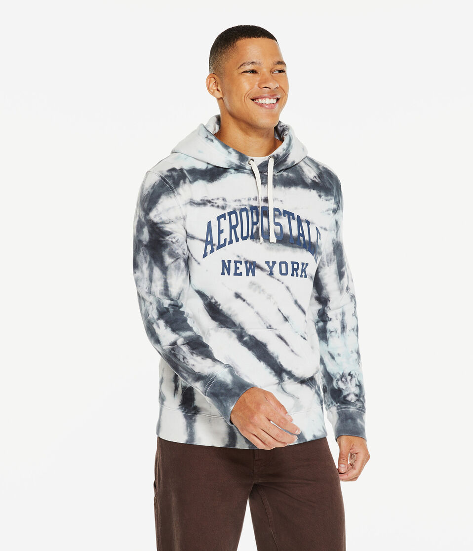 Aeropostale New York Tie-Dye Pullover Hoodie