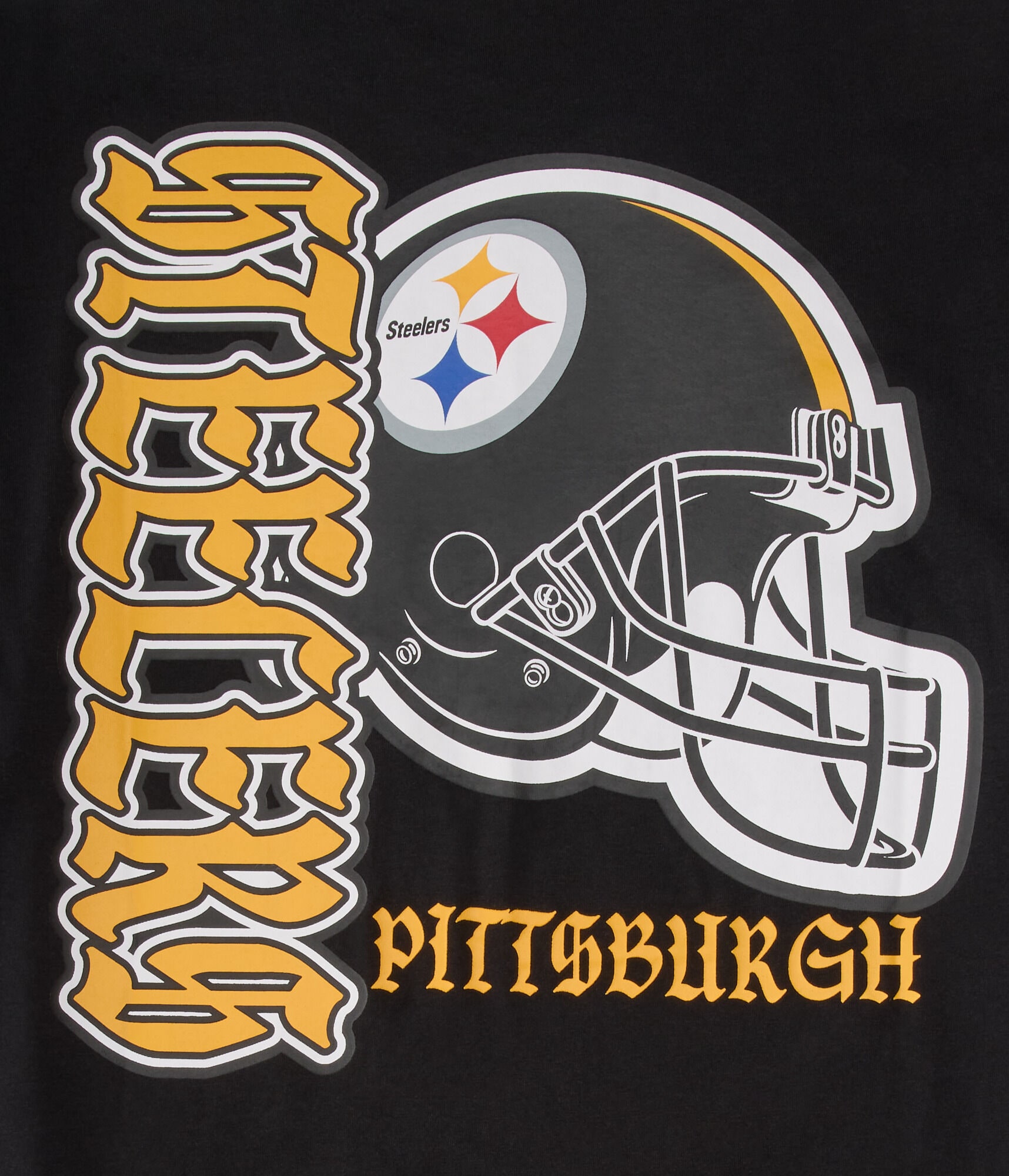 Pittsburgh Steelers Helmet Relaxed Graphic Tee