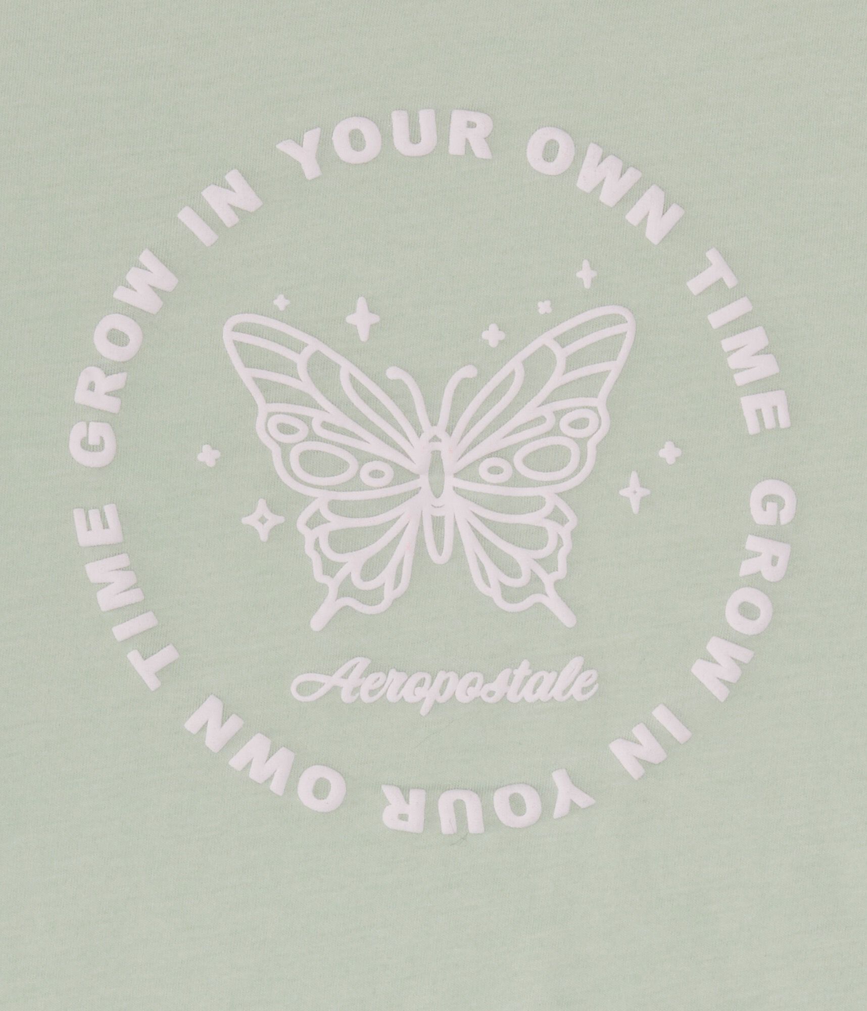 Aeropostale Circle Butterfly Graphic Tee