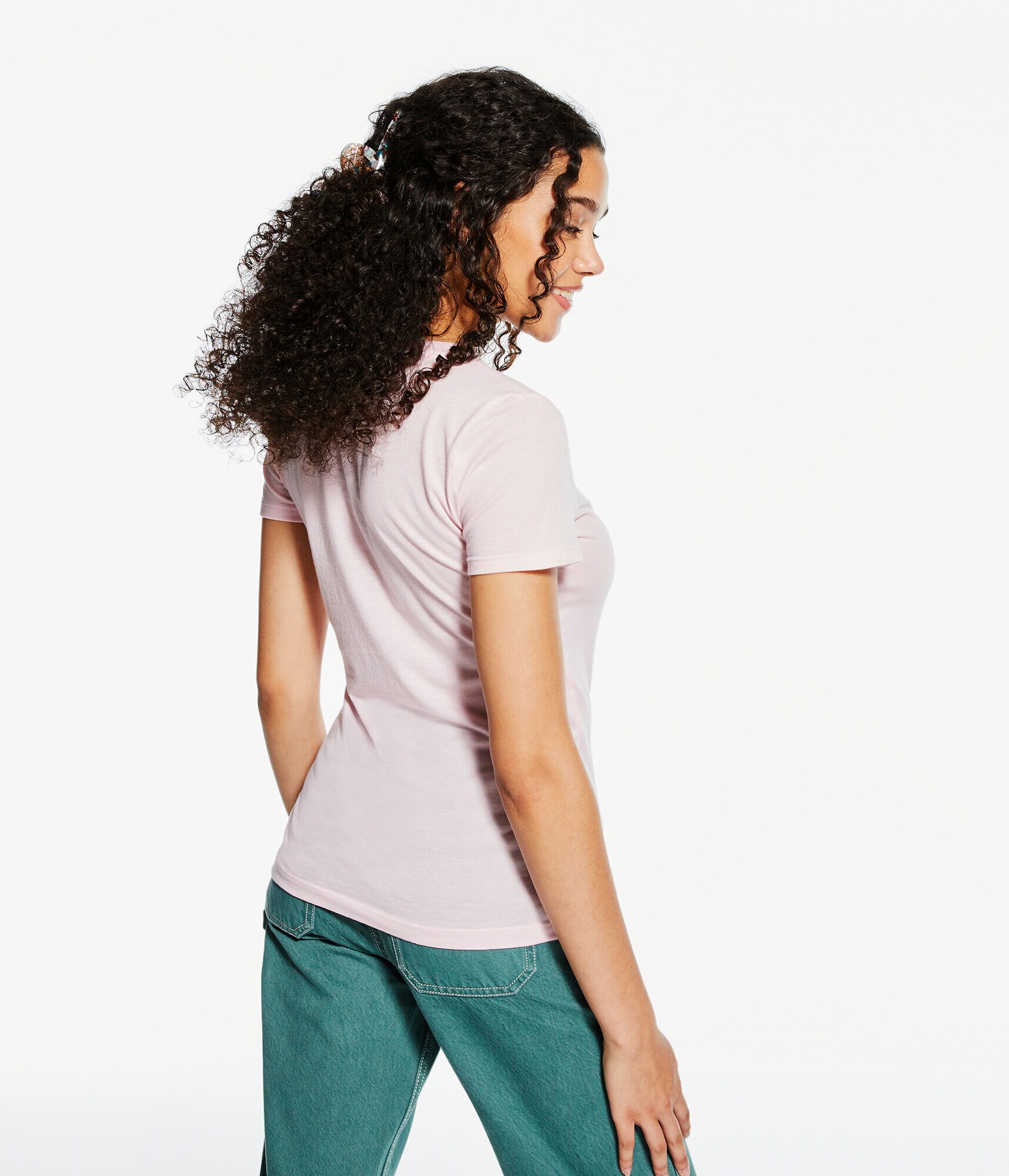 Aero Big Letter Floral Graphic Tee