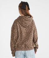Cloud Soft Leopard Print Boxy Pullover Hoodie