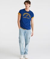 Aeropostale Track & Field Appliqué Graphic Tee