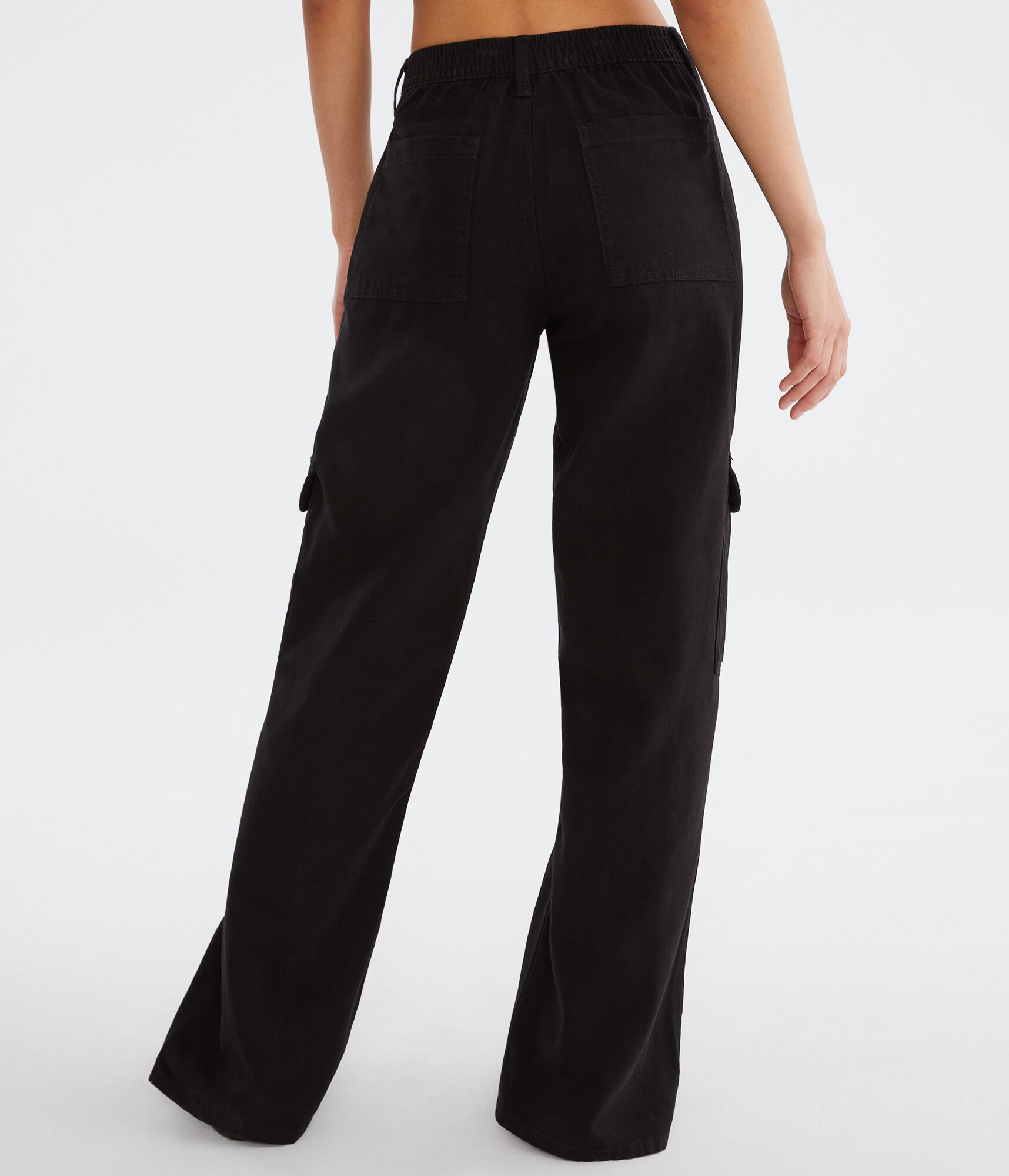 Mid-Rise Utility Cargo Pants