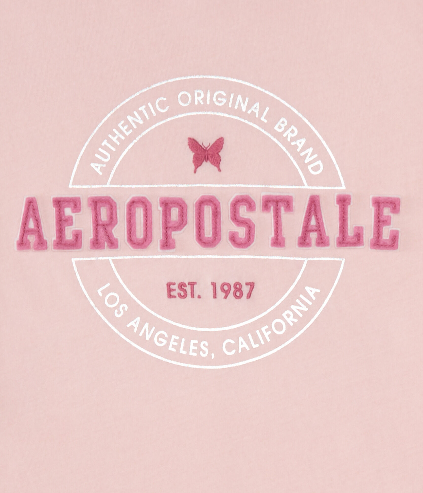 Aeropostale Circle Appliqué Graphic Tee