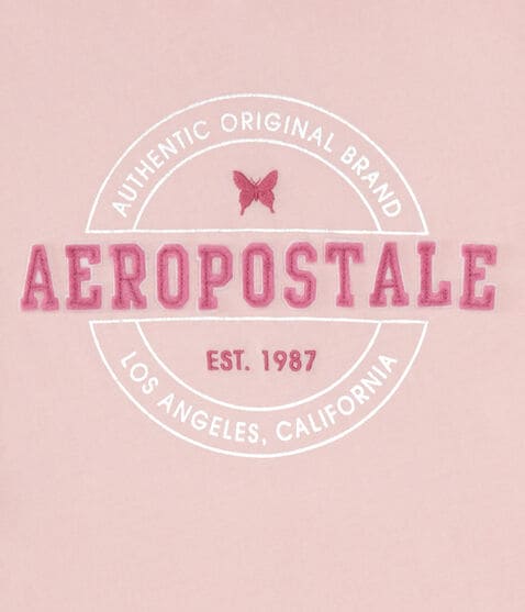 Aeropostale Circle Appliqué Graphic Tee Aeropostale Circle Appliqué Graphic Tee