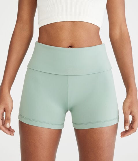 Air Soft Fold-Over Booty Shorts Air Soft Fold-Over Booty Shorts