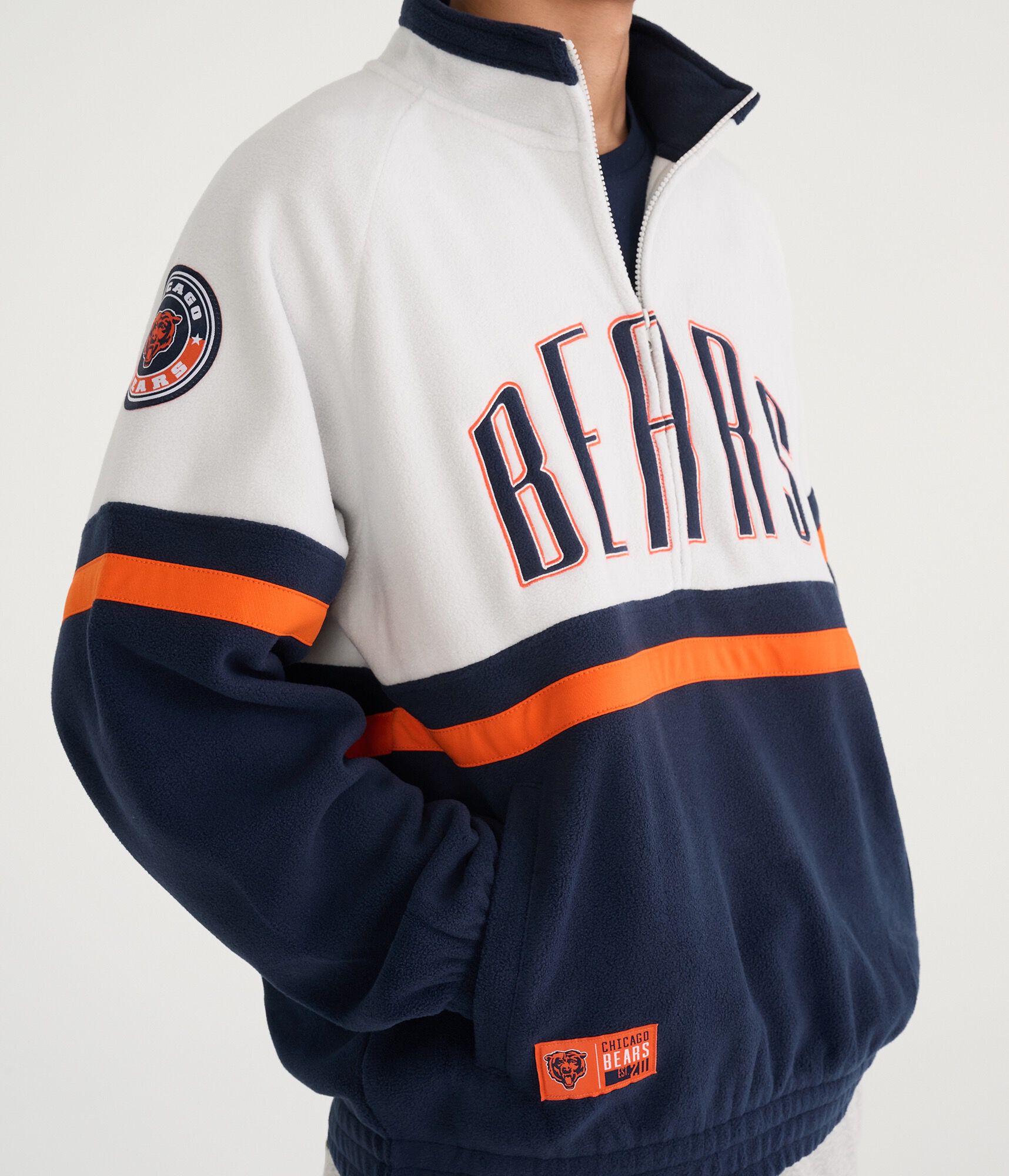 Chicago Bears Polar Fleece Half-Zip Sweatshirt