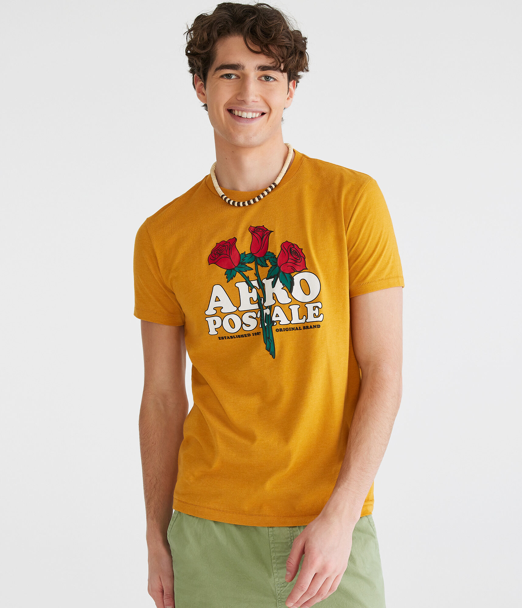 Aeropostale Rose Trio Graphic Tee