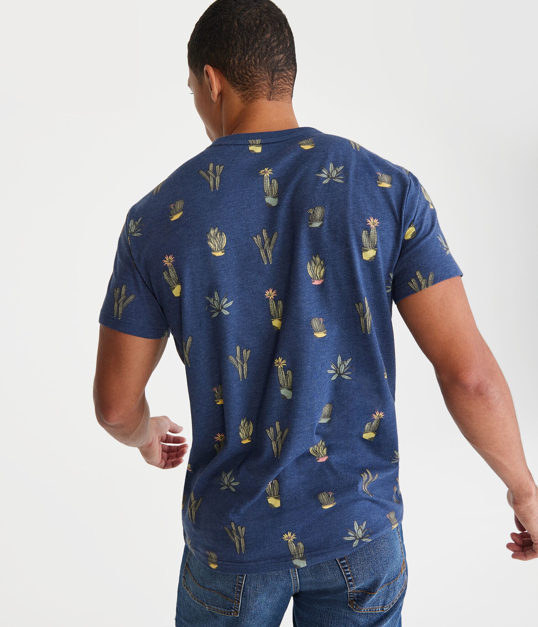 Cactus Print Graphic Tee