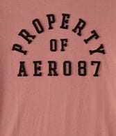 Property Of Aero Appliqué Graphic Tee