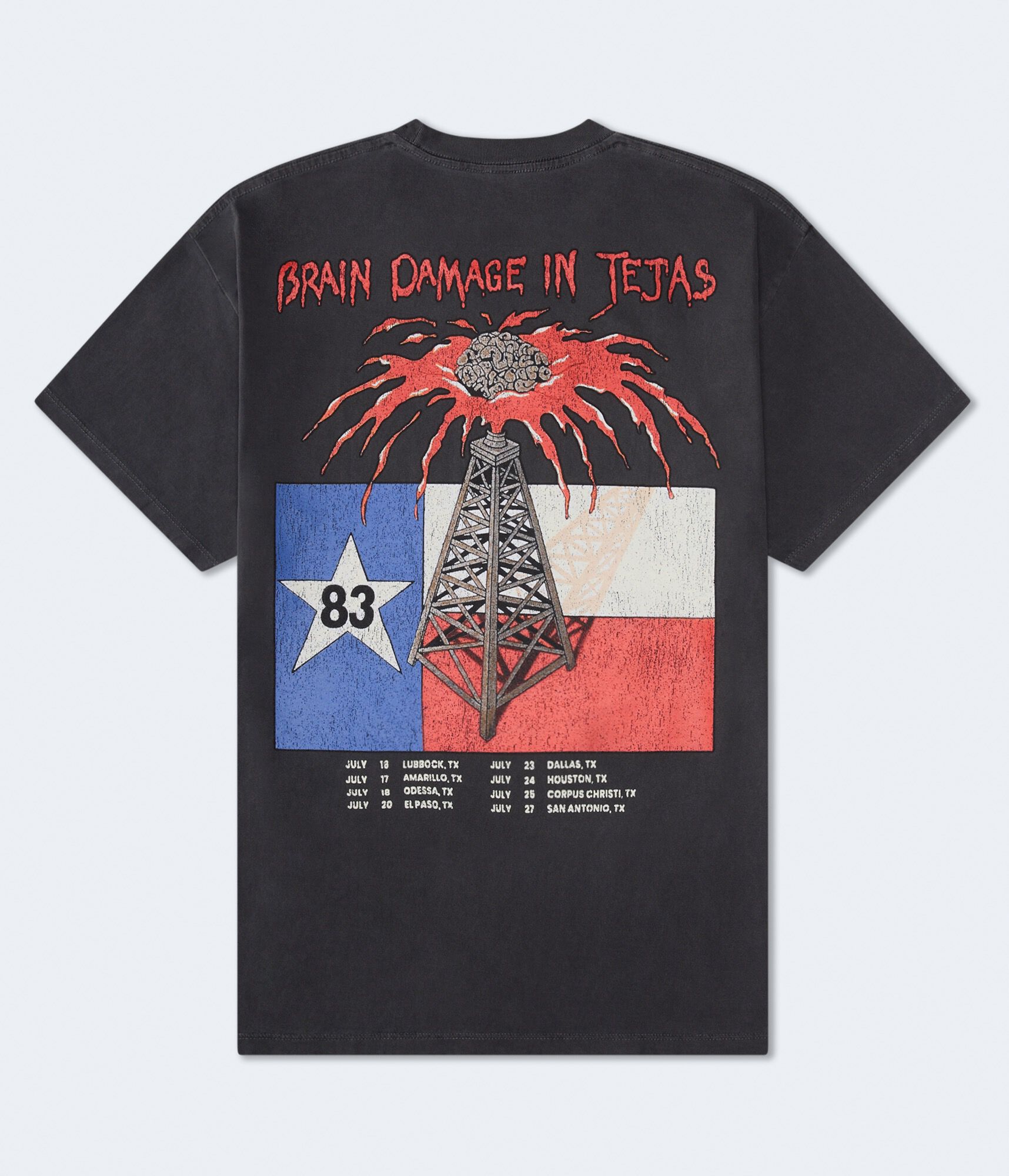 Iron Maiden Remember The Alamo Relaxed Graphic Tee
