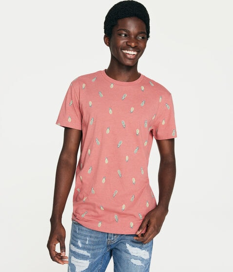 Allover Pineapple Graphic Tee Allover Pineapple Graphic Tee