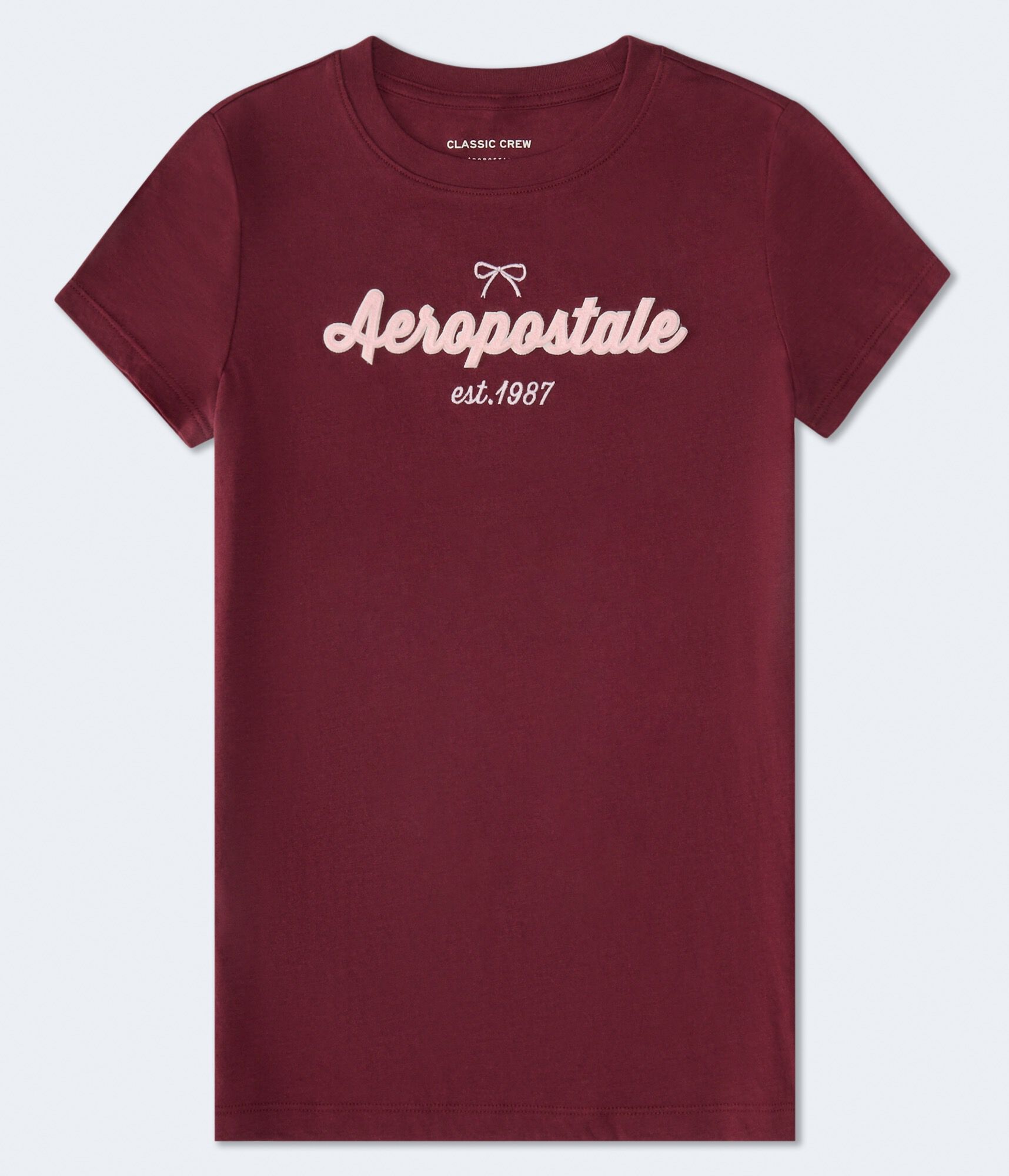 Aeropostale Bow Appliqu&eacute; Graphic Tee
