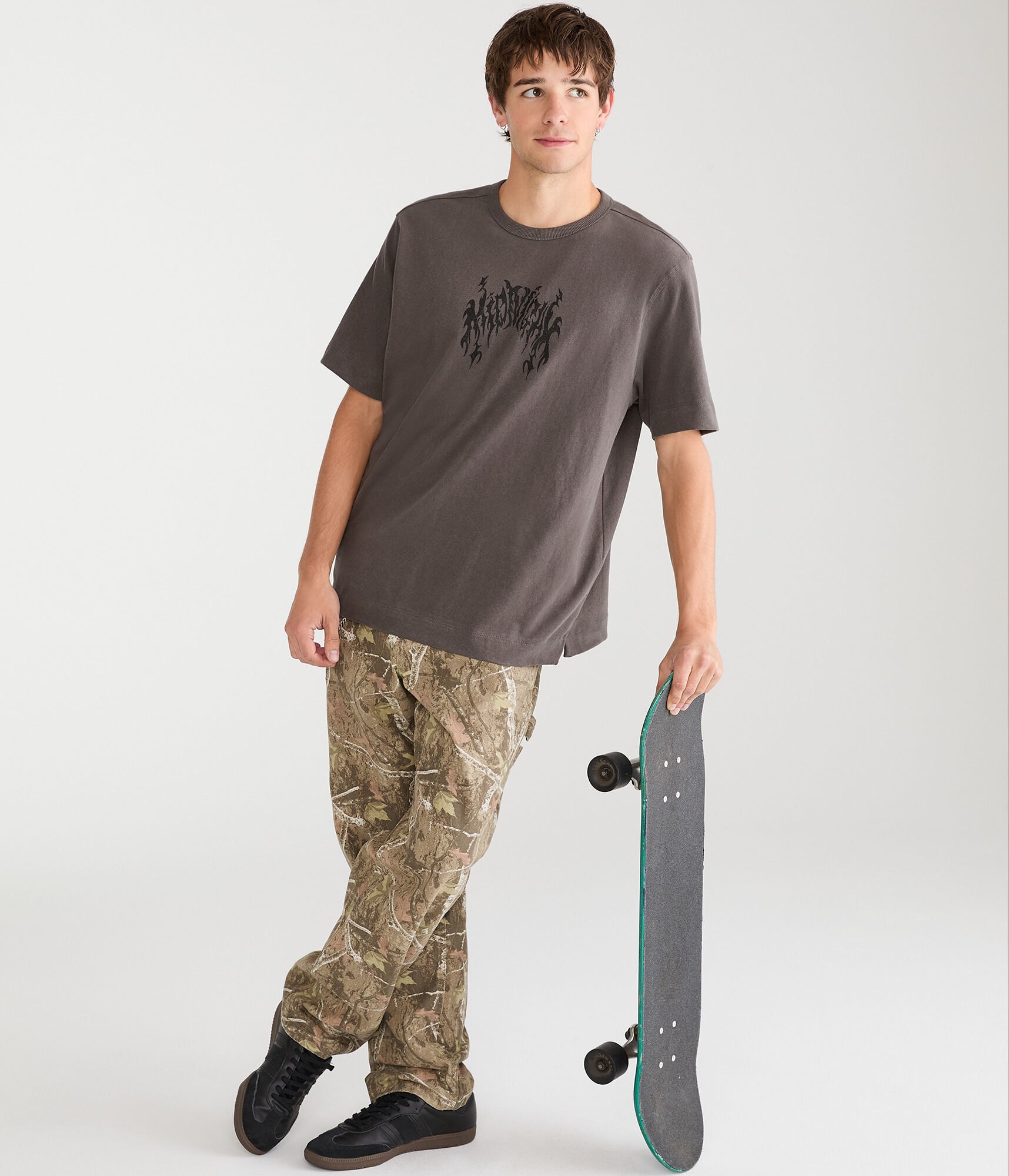 Aeropostale Tribal Tattoo Graphic Tee