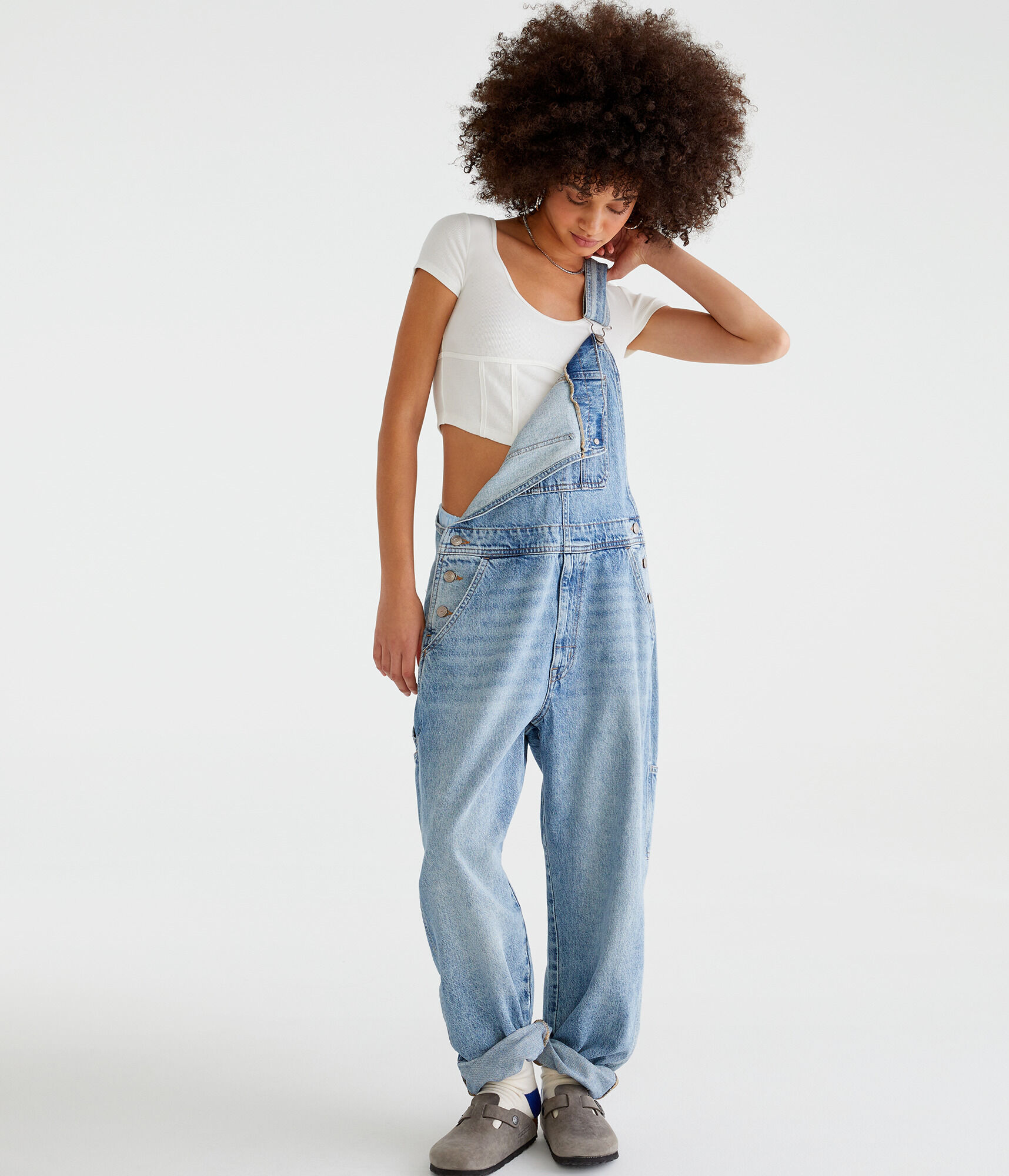 Denim Overalls