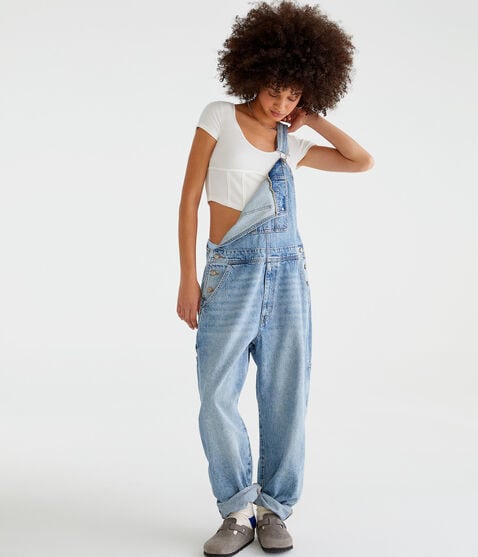 Denim Overalls