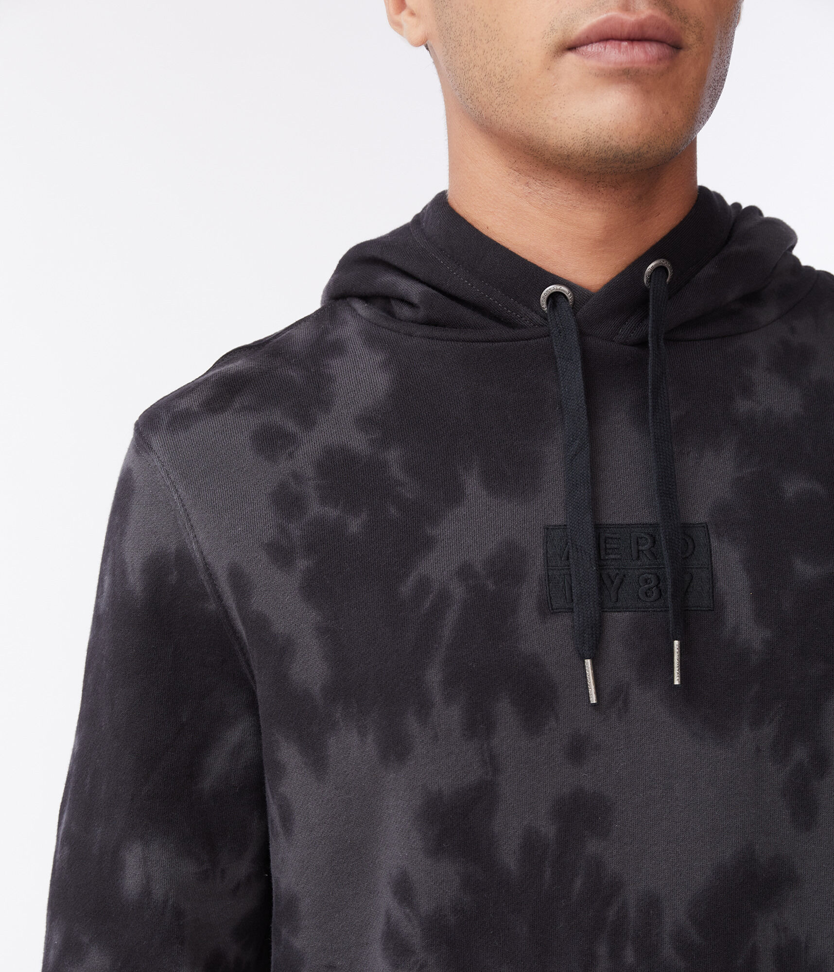 Aero NY 87 Box Logo Tie-Dye Pullover Hoodie