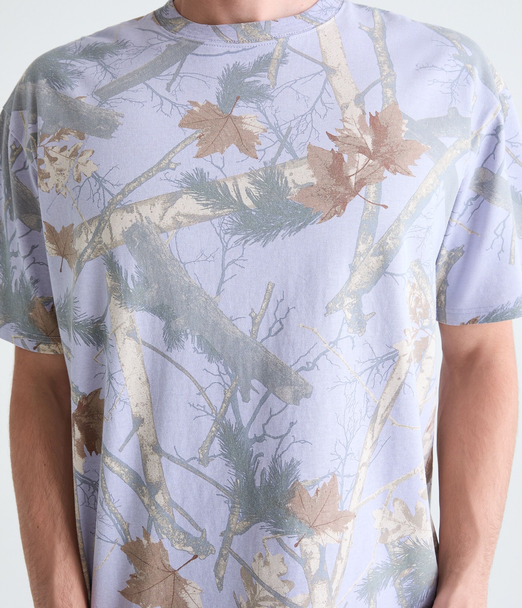 Forest Camo Heavyweight Crew Tee